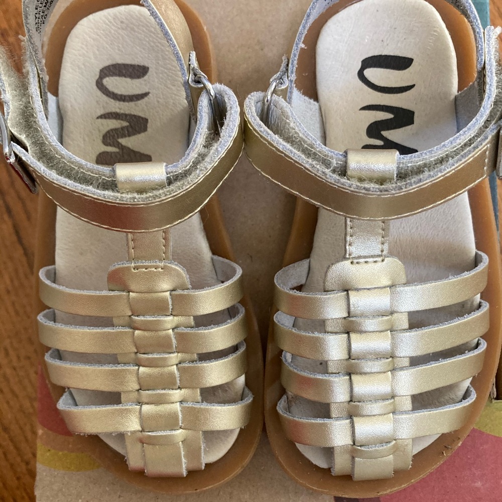 Gold sandals